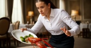 La camarera que derramó un plato de bogavante para evitar un envenenamiento en un hotel de lujo