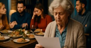 La historia de una abuela que decidió cambiar su testamento tras ser humillada en una cena familiar