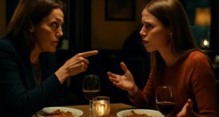 Madre viuda enfrenta a su hija en una cena de reconciliación que resultó ser una trampa para pagar la cuenta