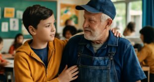Un niño pide prestado un abuelo para el día familiar de la escuela y transforma la vida de un mecánico solitario